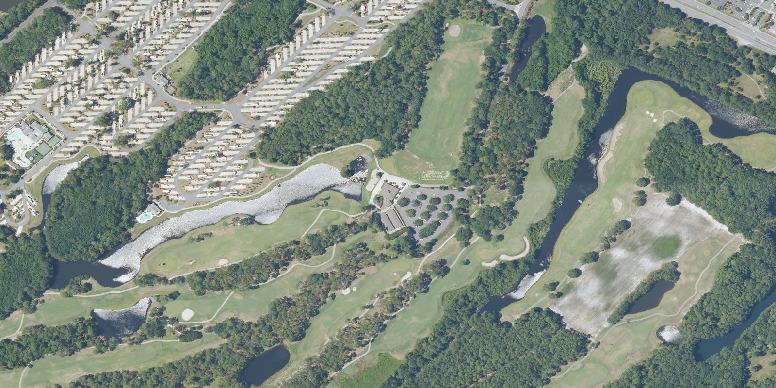 Satellite view of Hilton Head National Golf Club