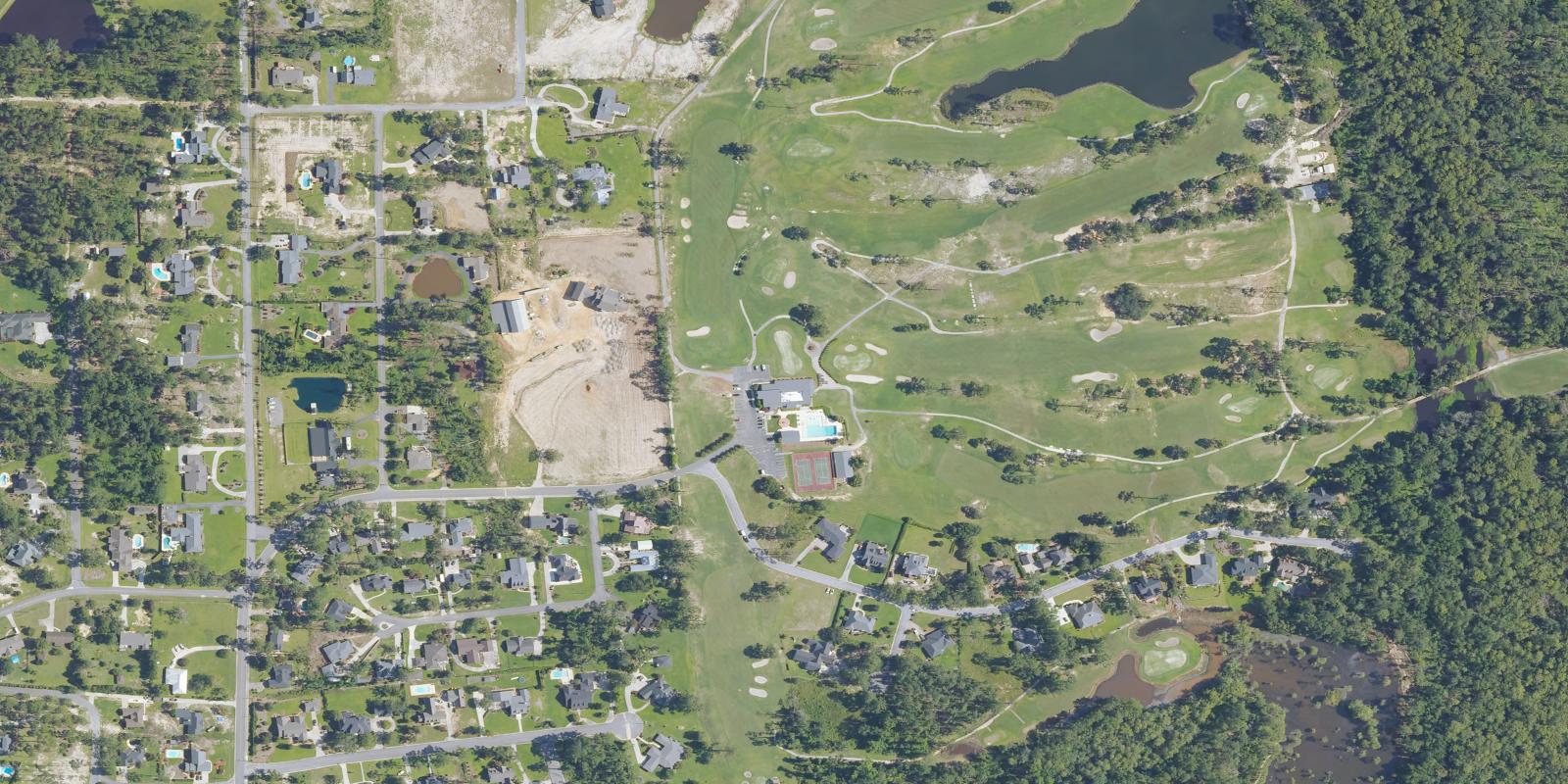 Satellite view of Hinson Hills Golf Center