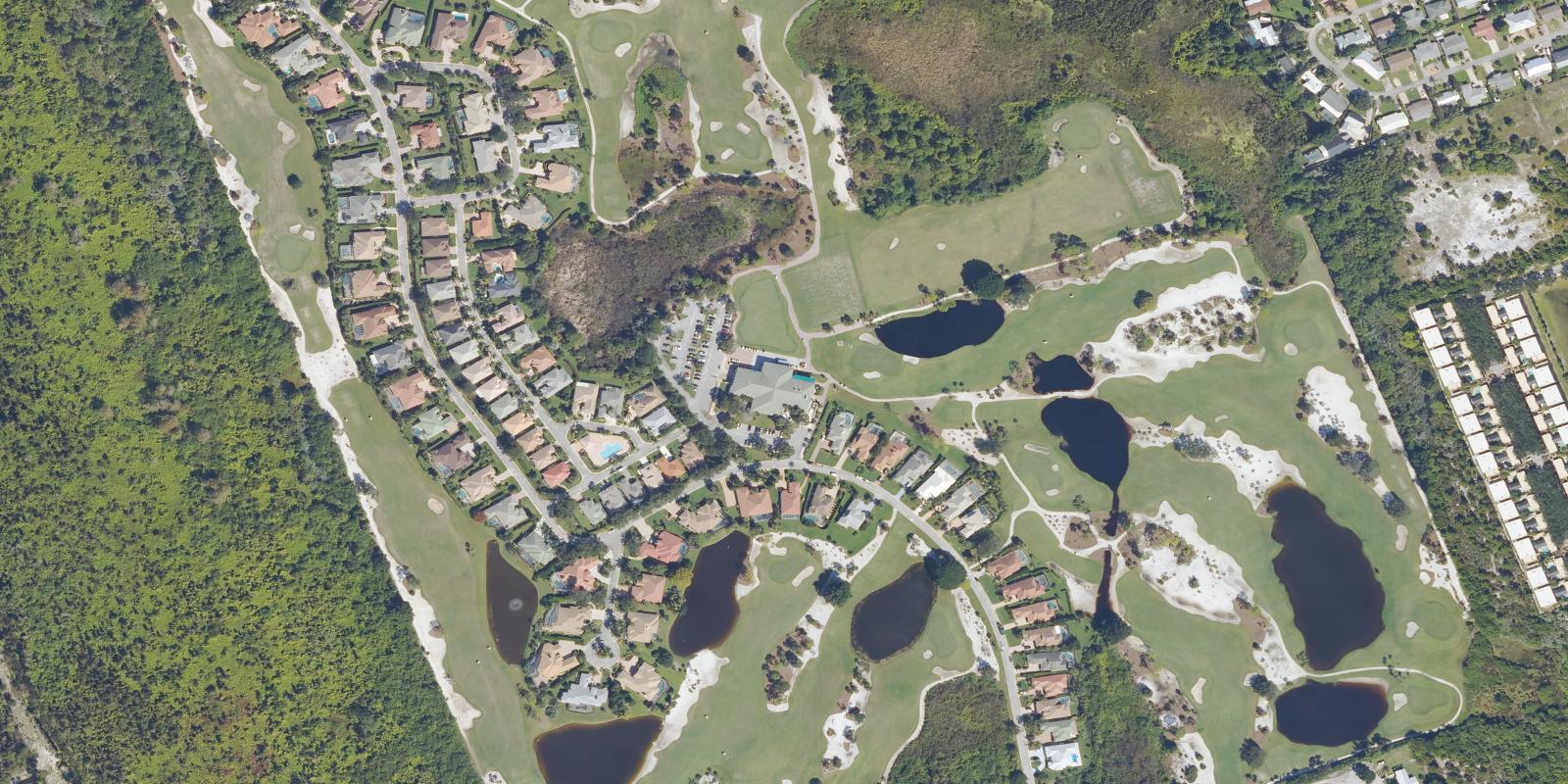 Satellite view of Hobe Sound Golf Club