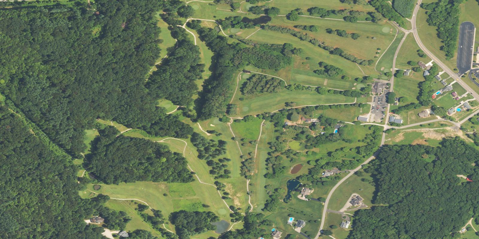 Satellite view of Hocking Hills Golf Club