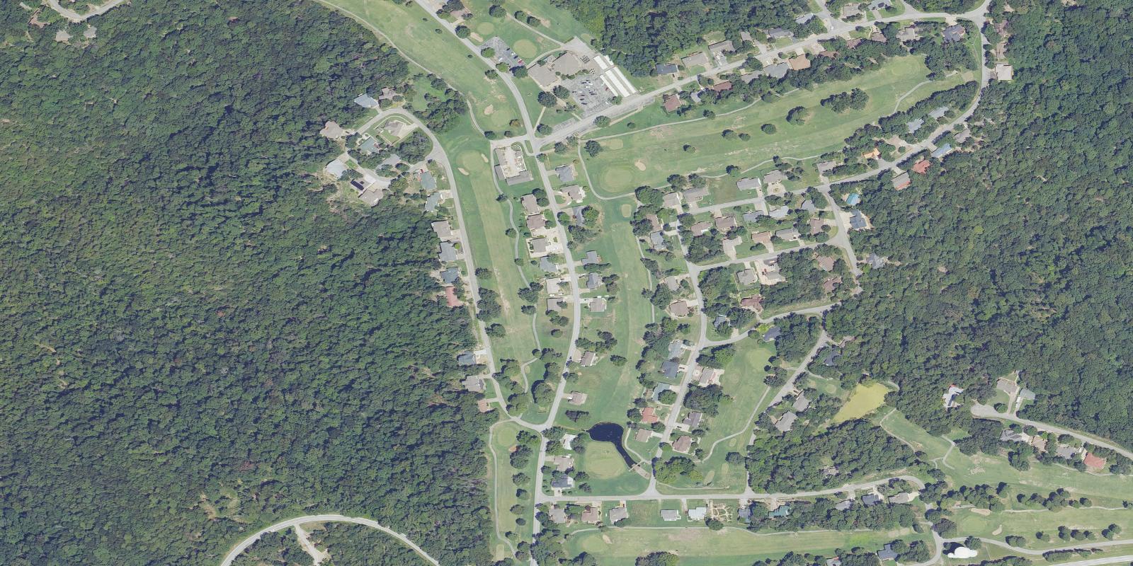 Satellite view of Holiday Island Country Club