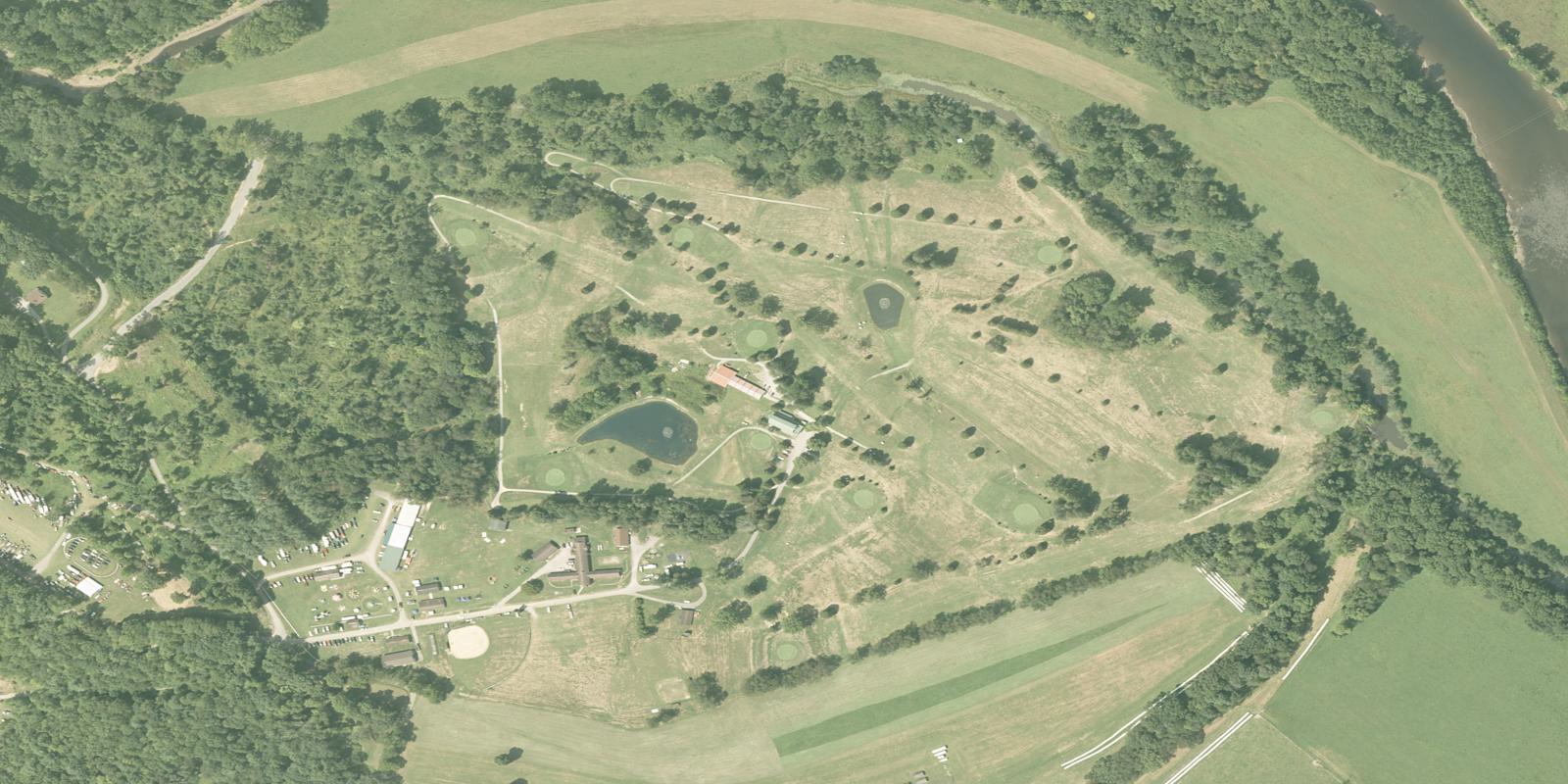 Satellite view of Holly Meadows Golf Course
