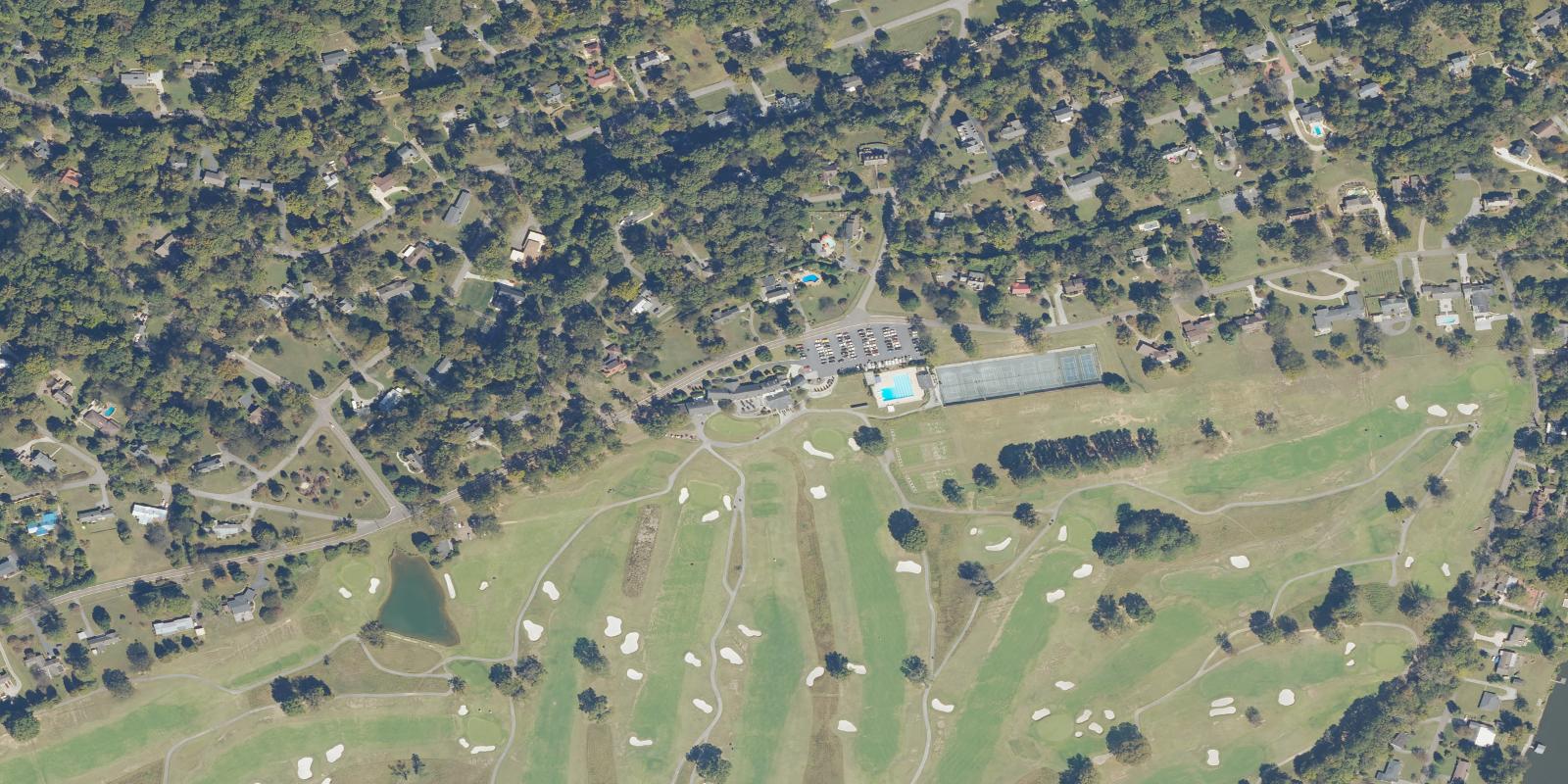 Satellite view of Holston Hills Country Club