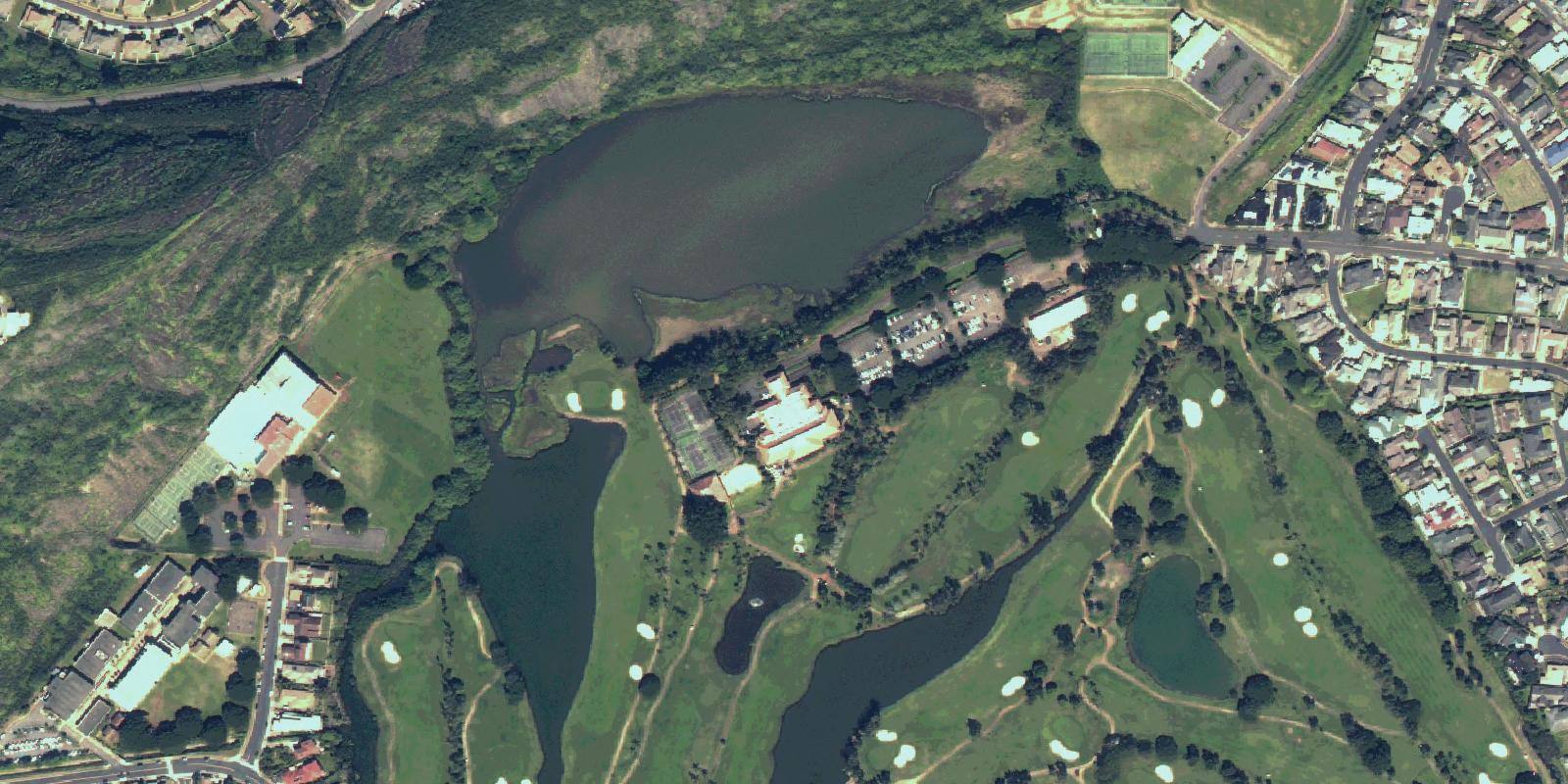 Satellite view of Honolulu Country Club