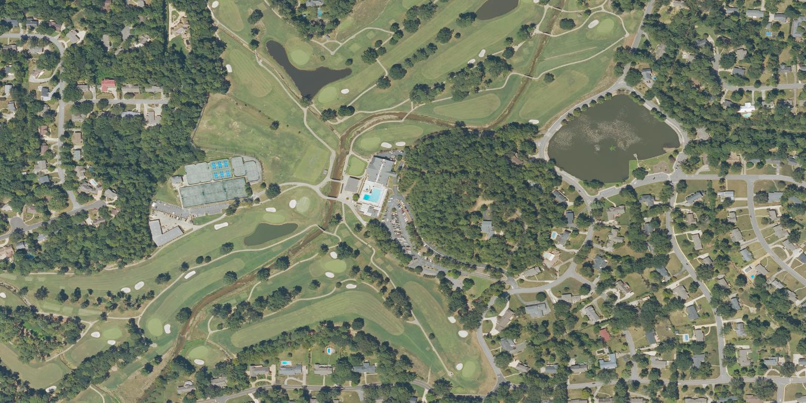 Satellite view of Hoover Country Club
