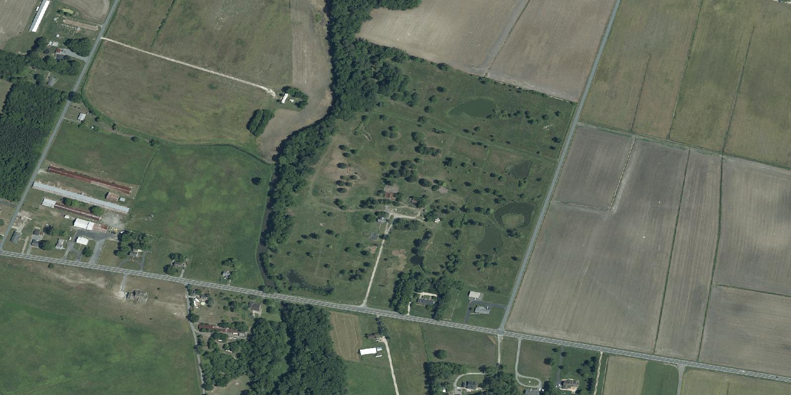 Satellite view of Horse Bridge