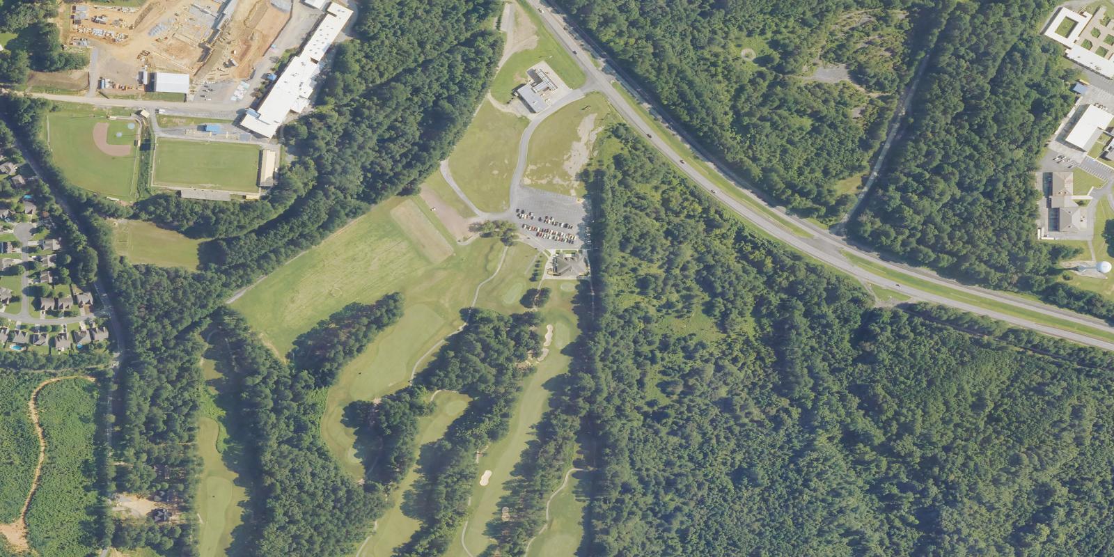Satellite view of Horse Creek Golf Club