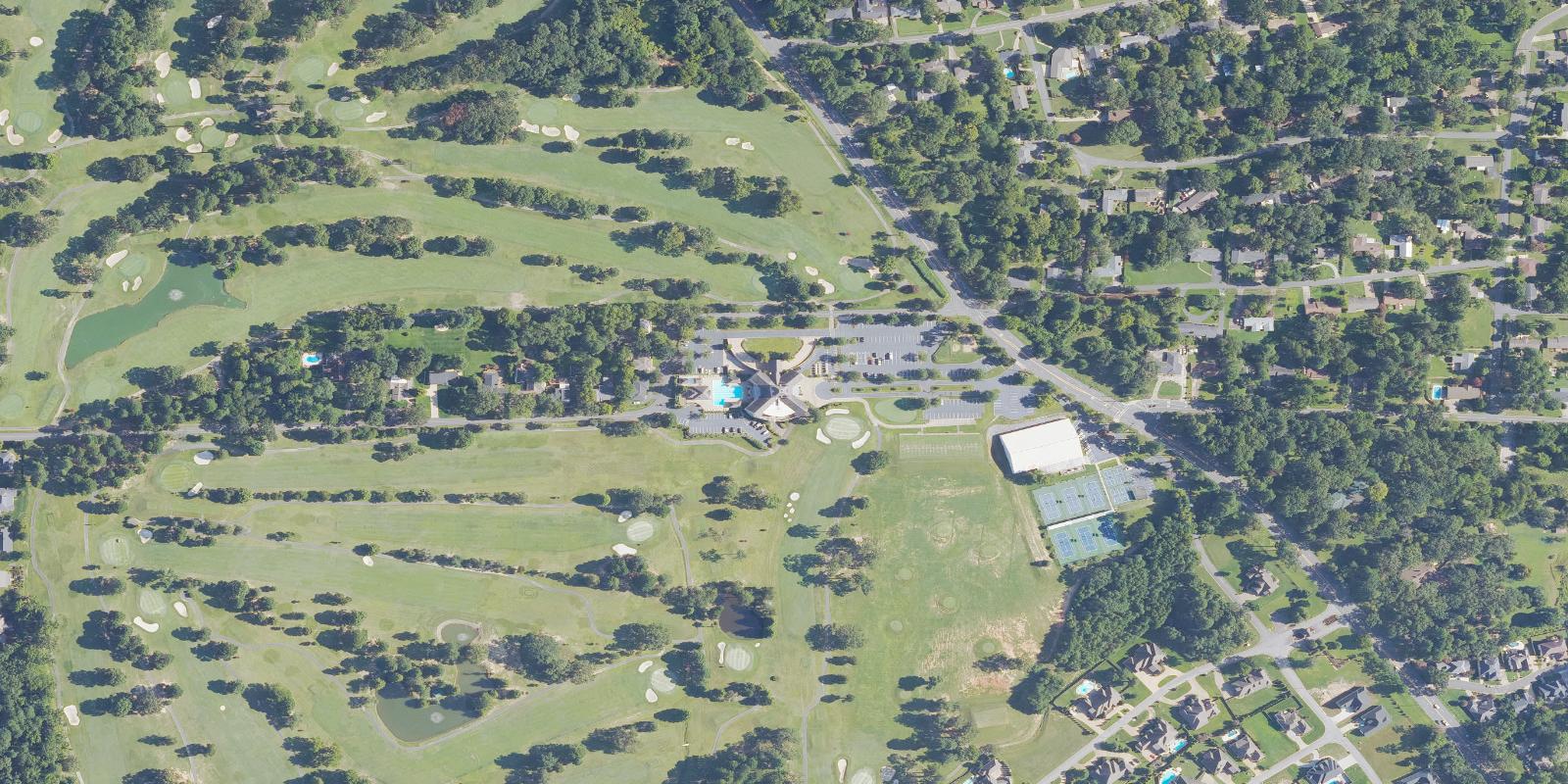 Satellite view of Hot Springs Country Club