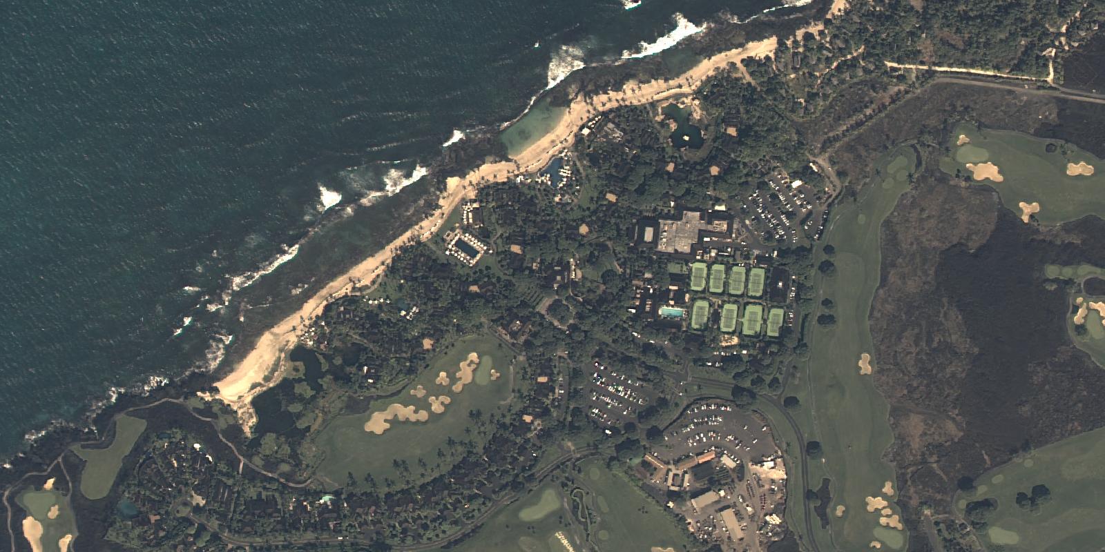 Satellite view of Hualalai Golf Club - Weiskopf Course