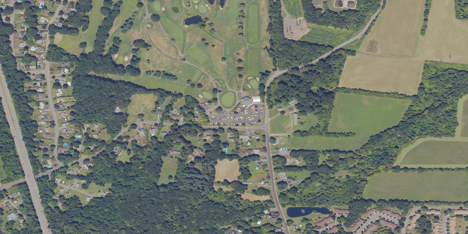 Satellite view of Hunter Golf Club