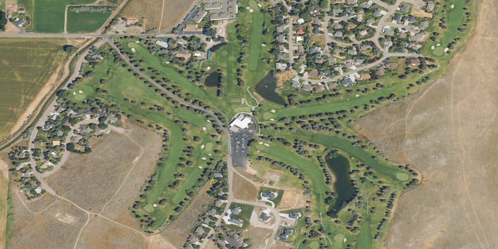 Satellite view of Idaho Falls Country Club