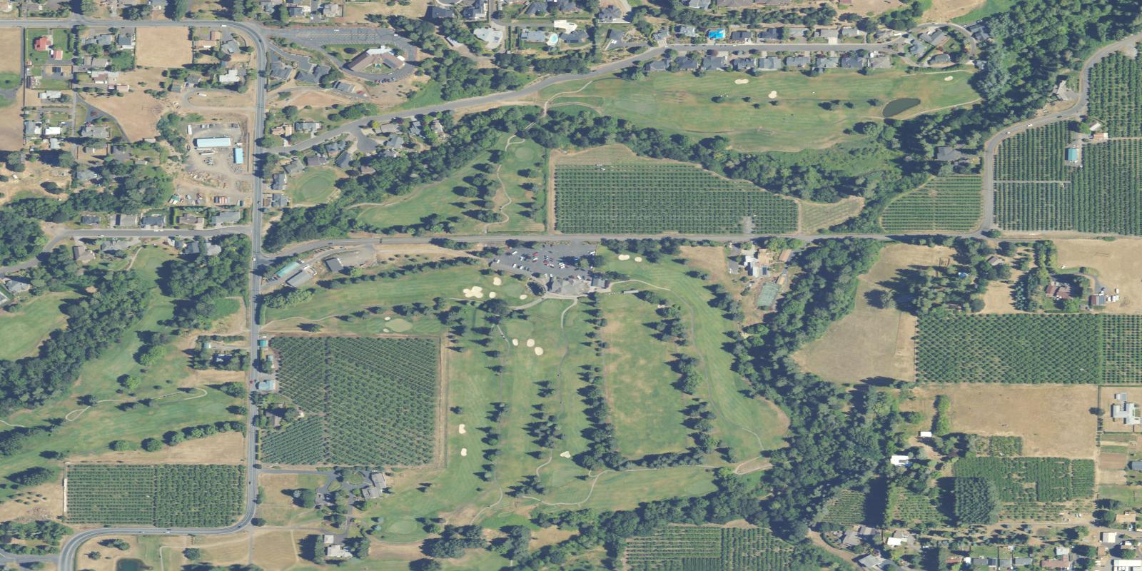 Satellite view of Indian Creek Golf Course