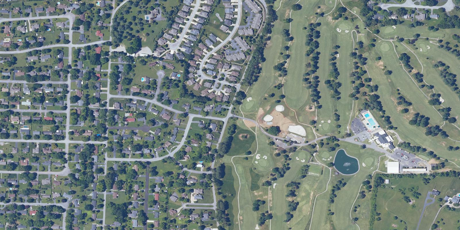 Satellite view of Indian Hills Country Club, Inc