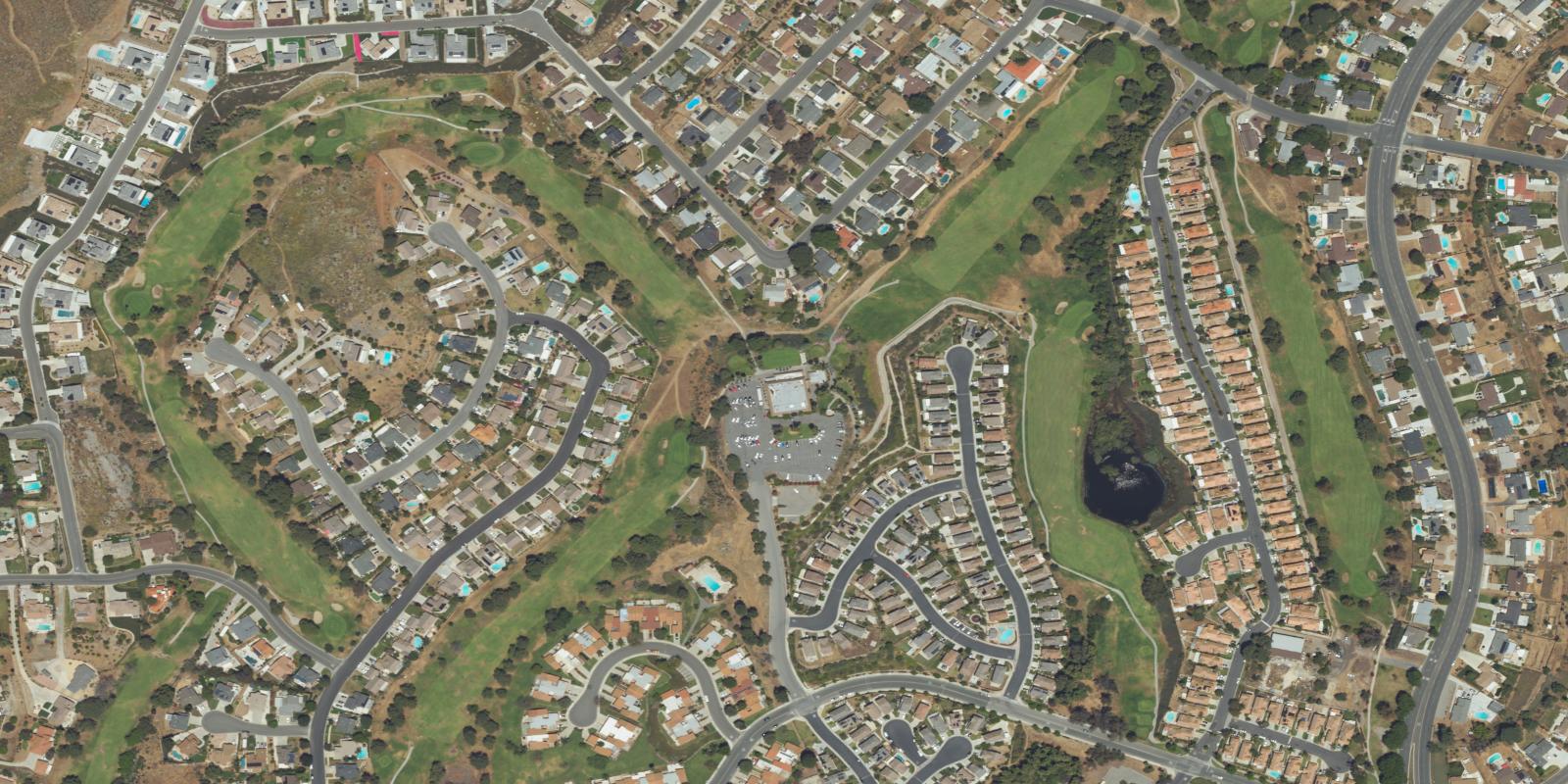 Satellite view of Indian Hills Golf Club