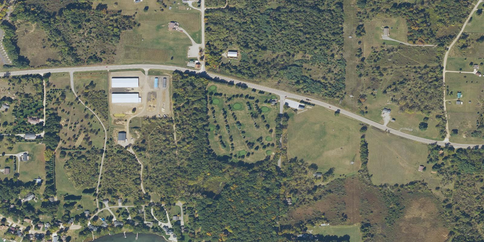 Satellite view of Irish Hills Shore Golf Course