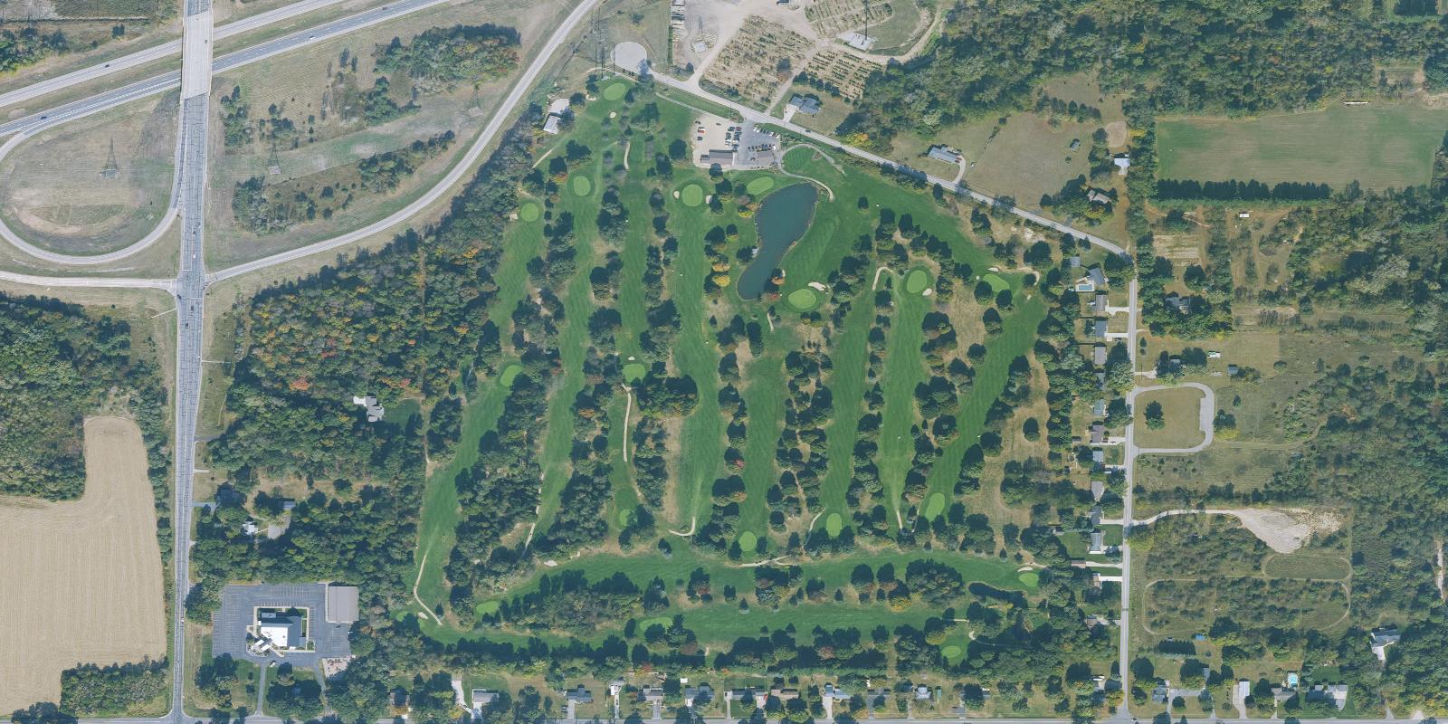 Satellite view of Ironwood Golf Course