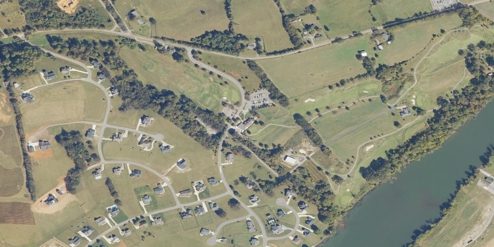 Satellite view of Island Pointe Golf Club