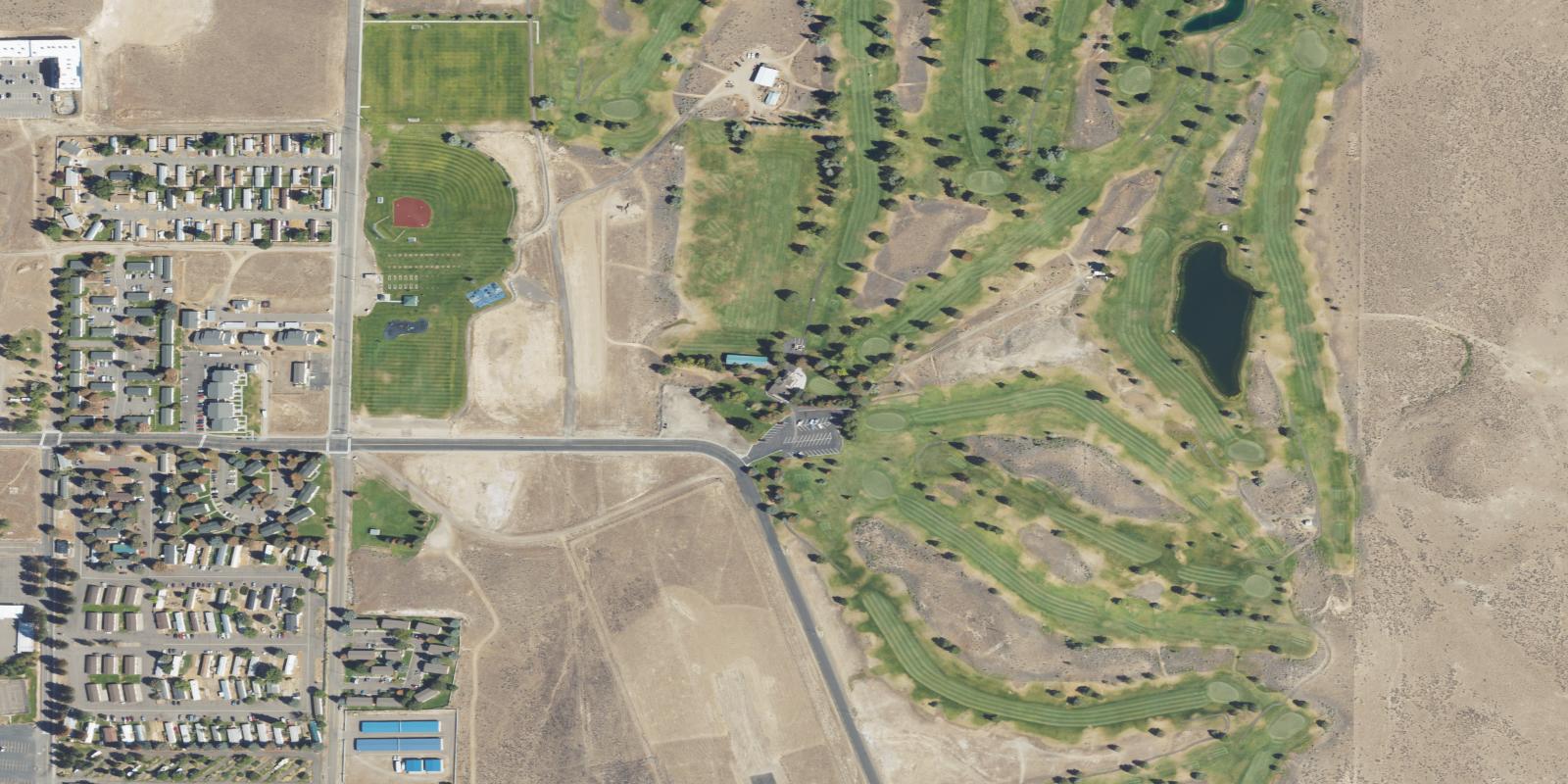 Satellite view of Jackpot Golf Club