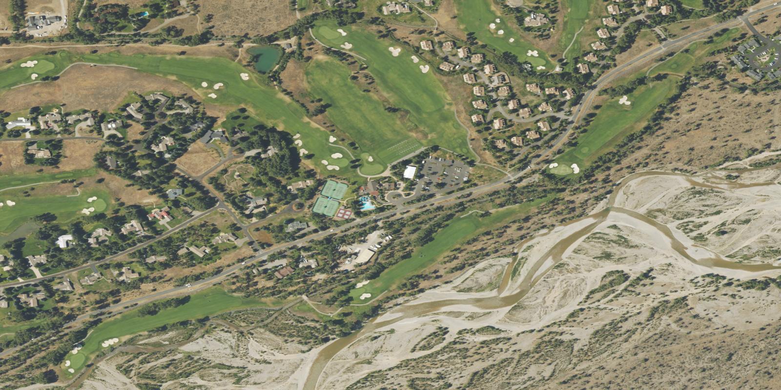 Satellite view of Jackson Hole Golf & Tennis Club