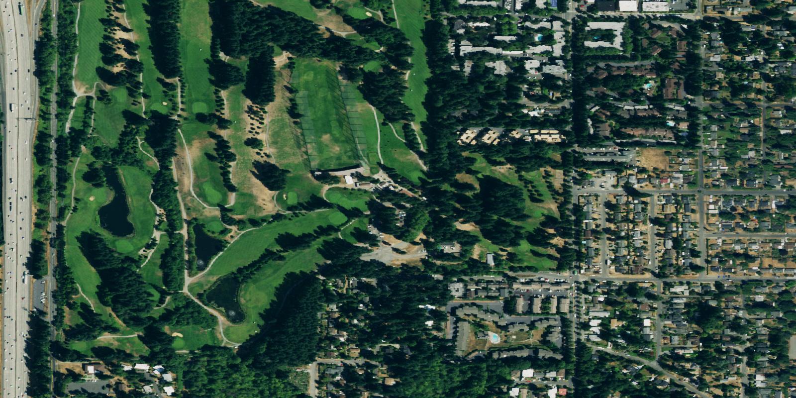 Satellite view of Jackson Park Golf Course