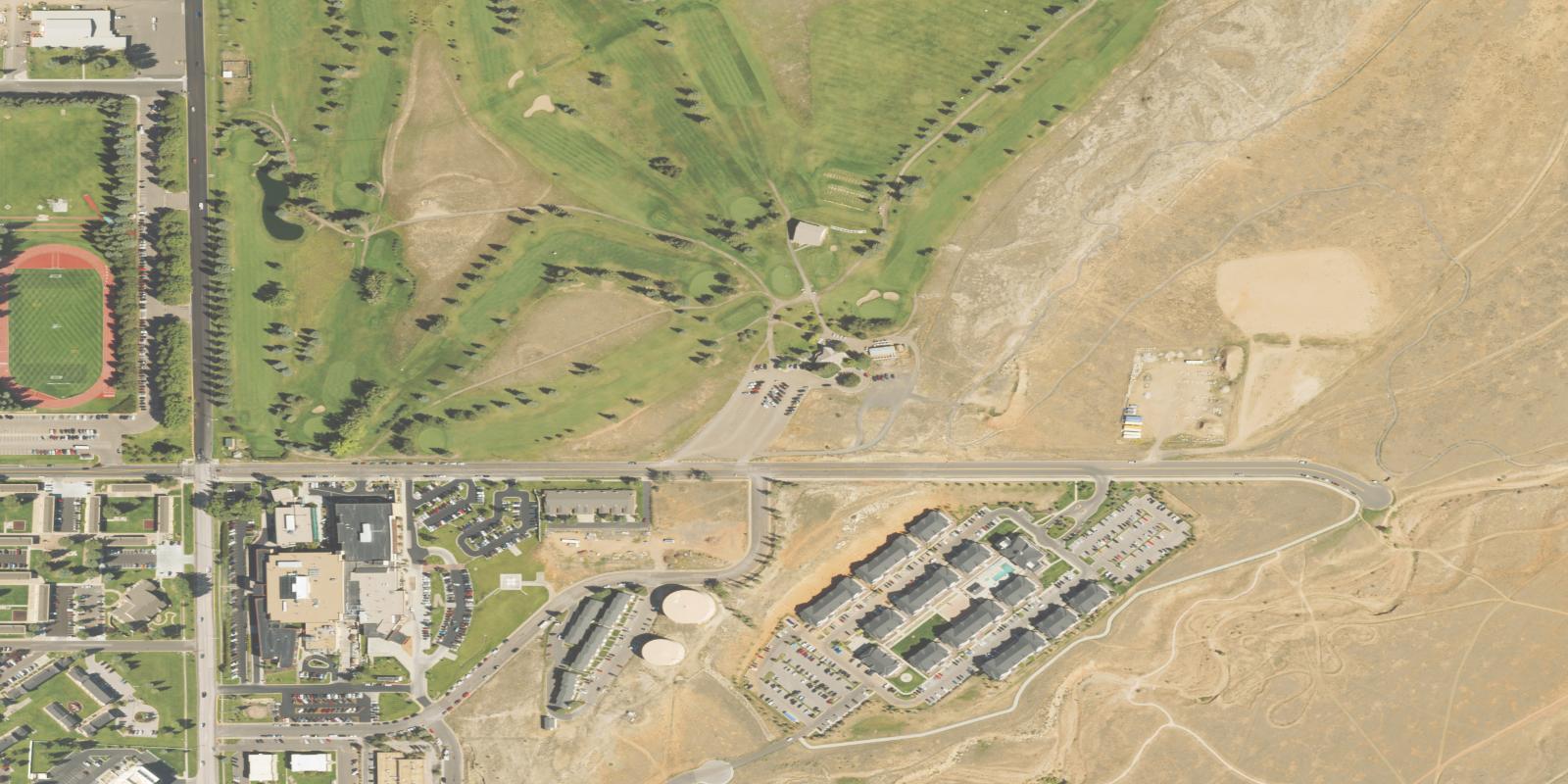 Satellite view of Jacoby Golf Course