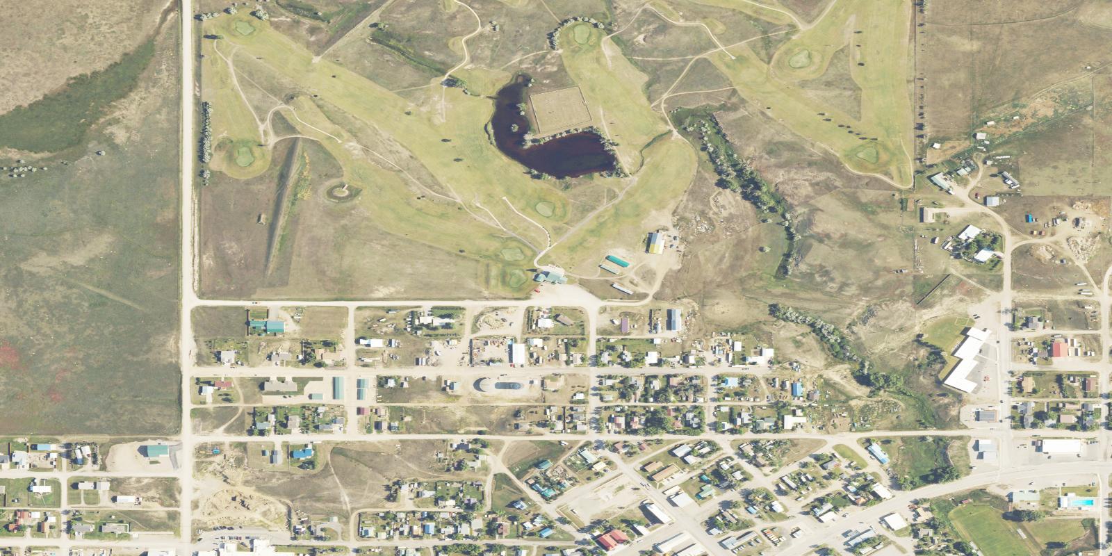 Satellite view of Jawbone Creek Golf Course