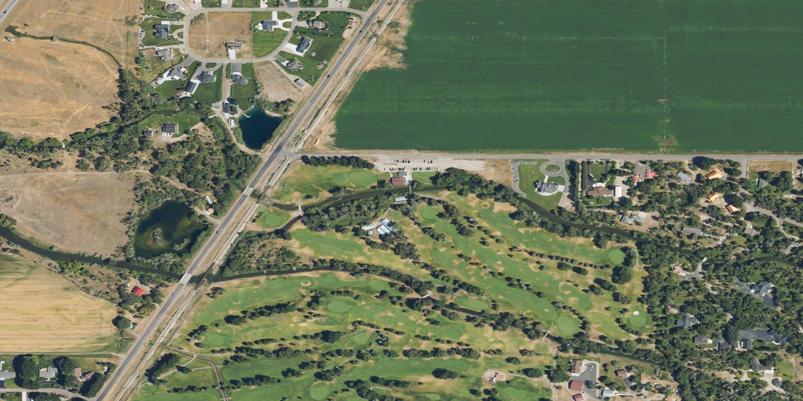 Satellite view of Jefferson Hills Golf Course