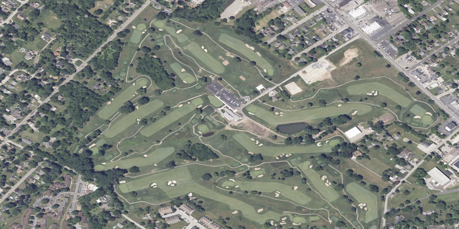 Satellite view of Jeffersonville Golf Club