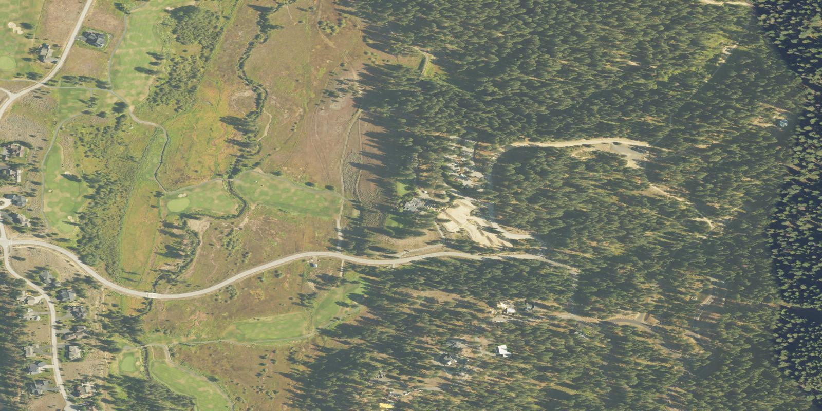 Satellite view of Jug Mountain Ranch Golf Course