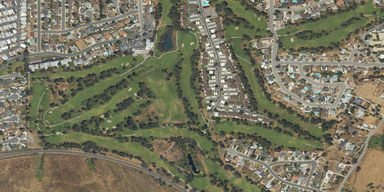 Satellite view of Jurupa Hills Country Club