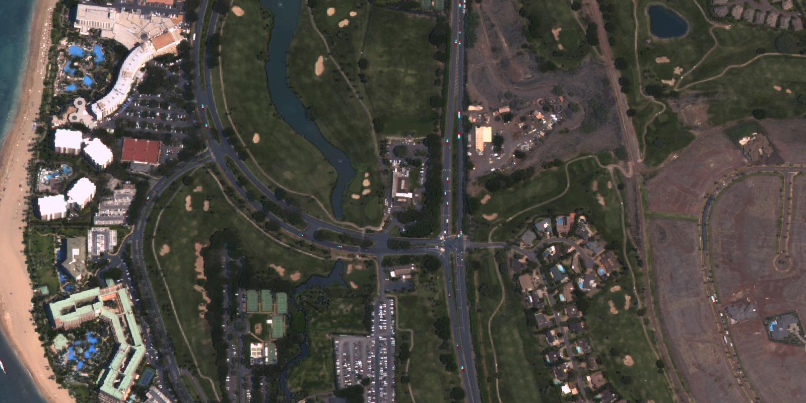 Satellite view of Kaanapali Kai Golf Course