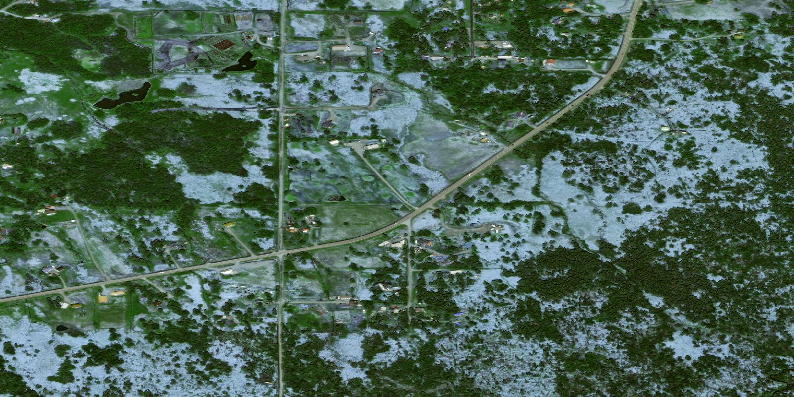 Satellite view of Kachemak Bay Links Par 3 Golf