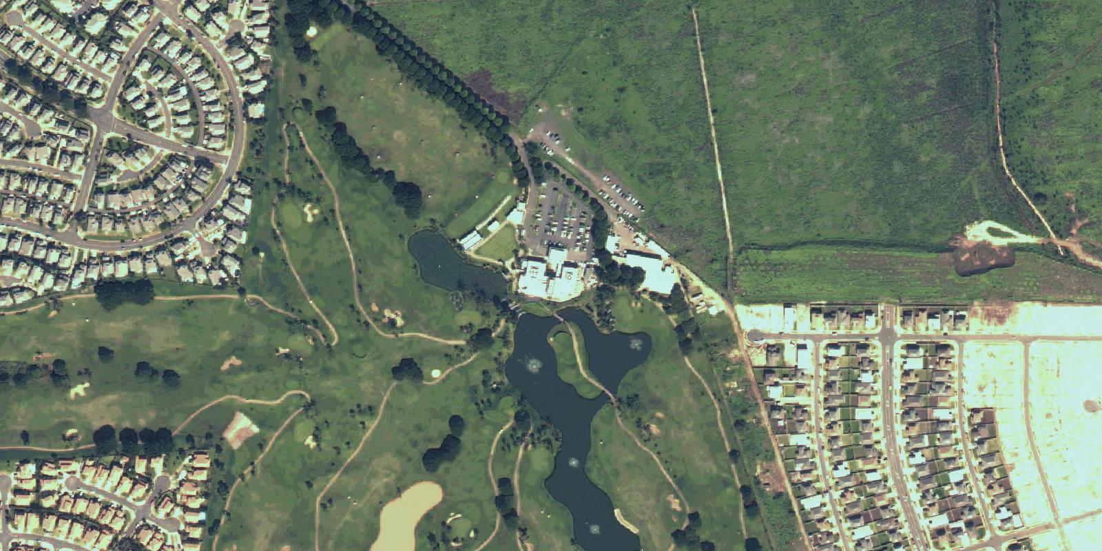 Satellite view of Kapolei Golf Club