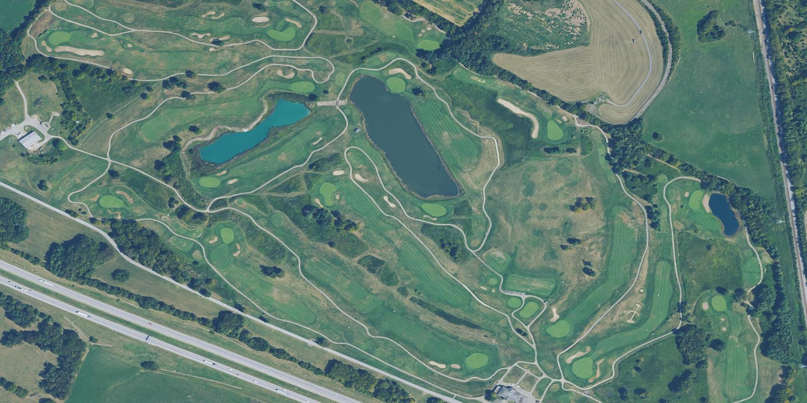Satellite view of Kearney Hill Links