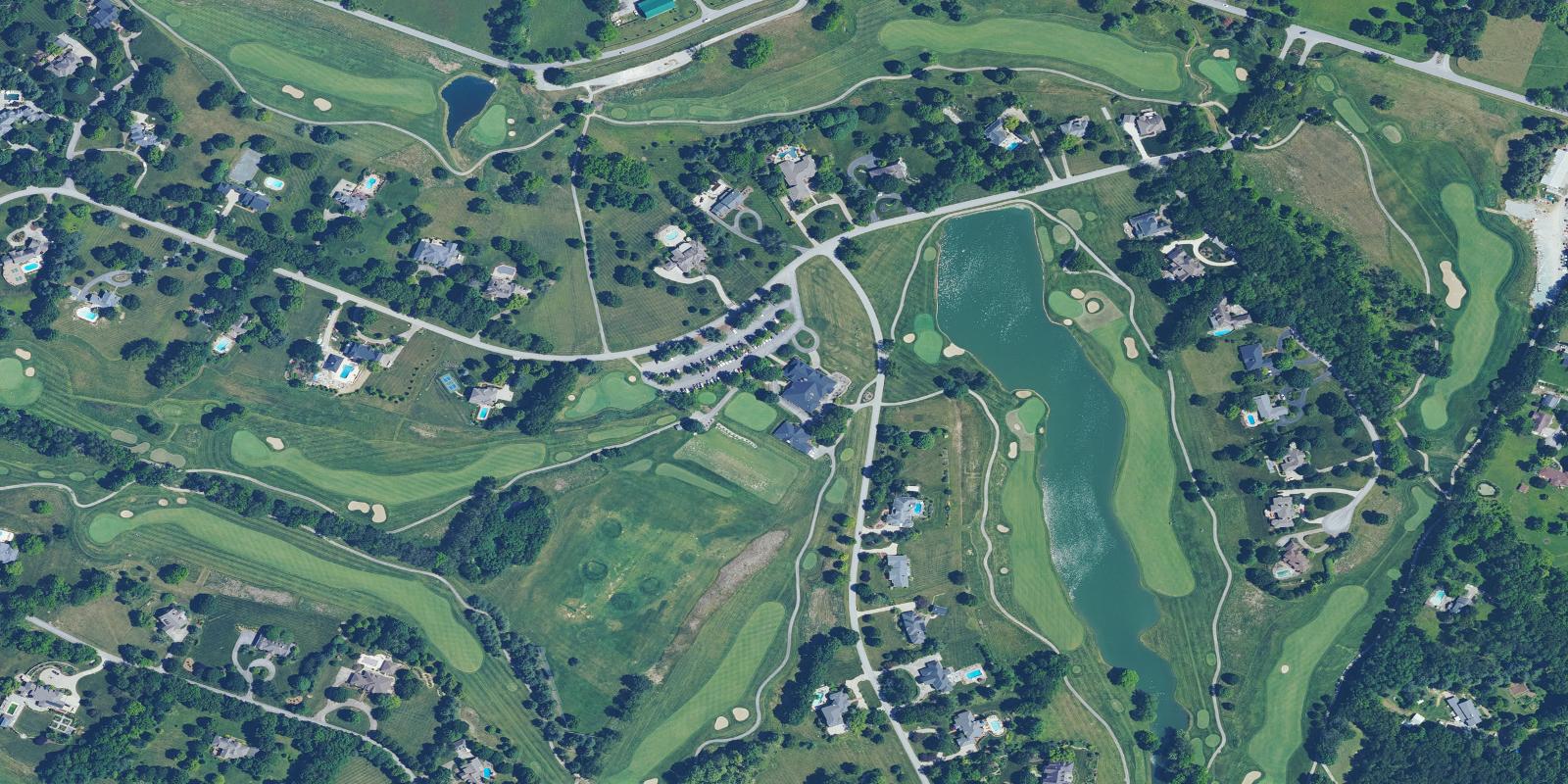 Satellite view of Keene Trace Golf Club - Champions Course
