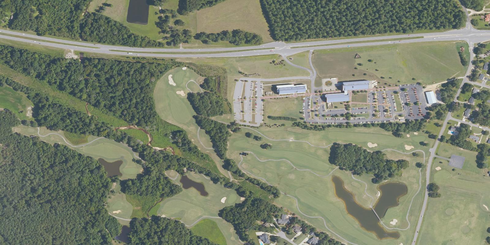 Satellite view of Keith Hills Golf Club White Course
