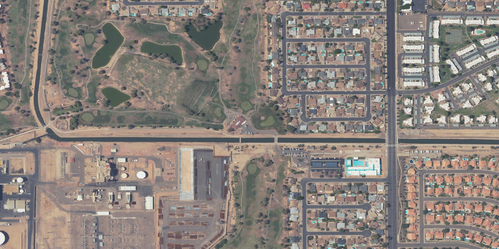 Satellite view of Ken Mcdonald Golf Course