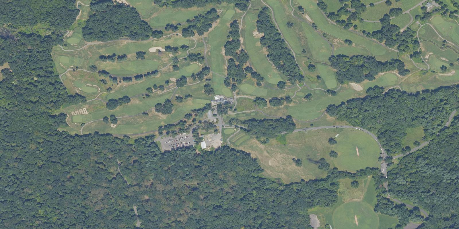 Satellite view of Keney Park Golf Club