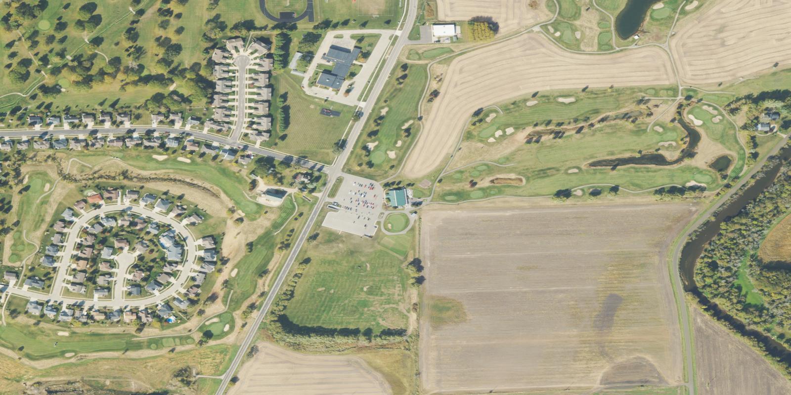 Satellite view of Kestrel Ridge Golf Club