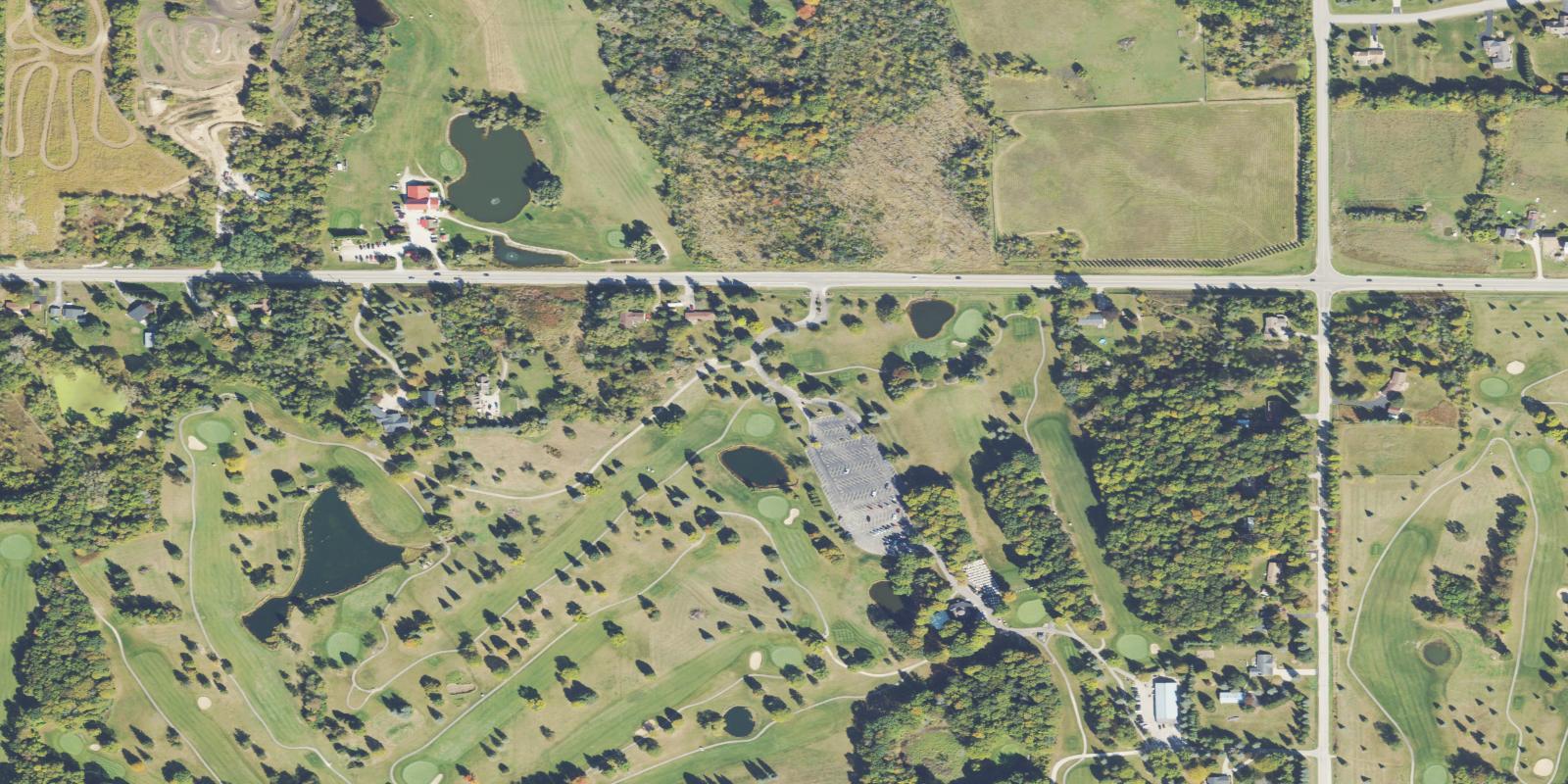 Satellite view of Kettle Hills Golf Course