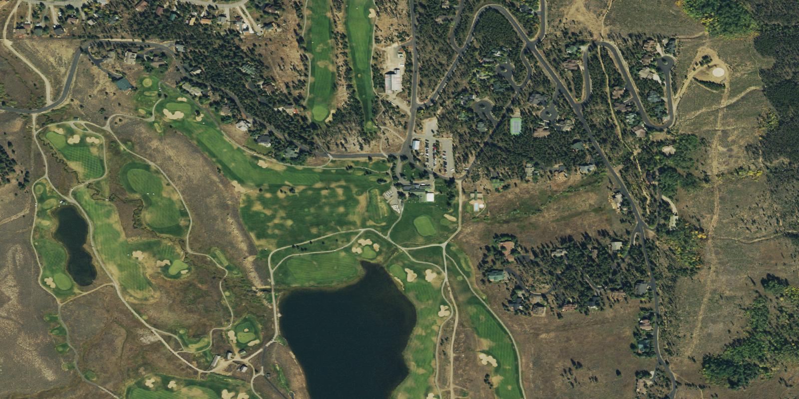 Satellite view of Keystone Ranch Golf Course