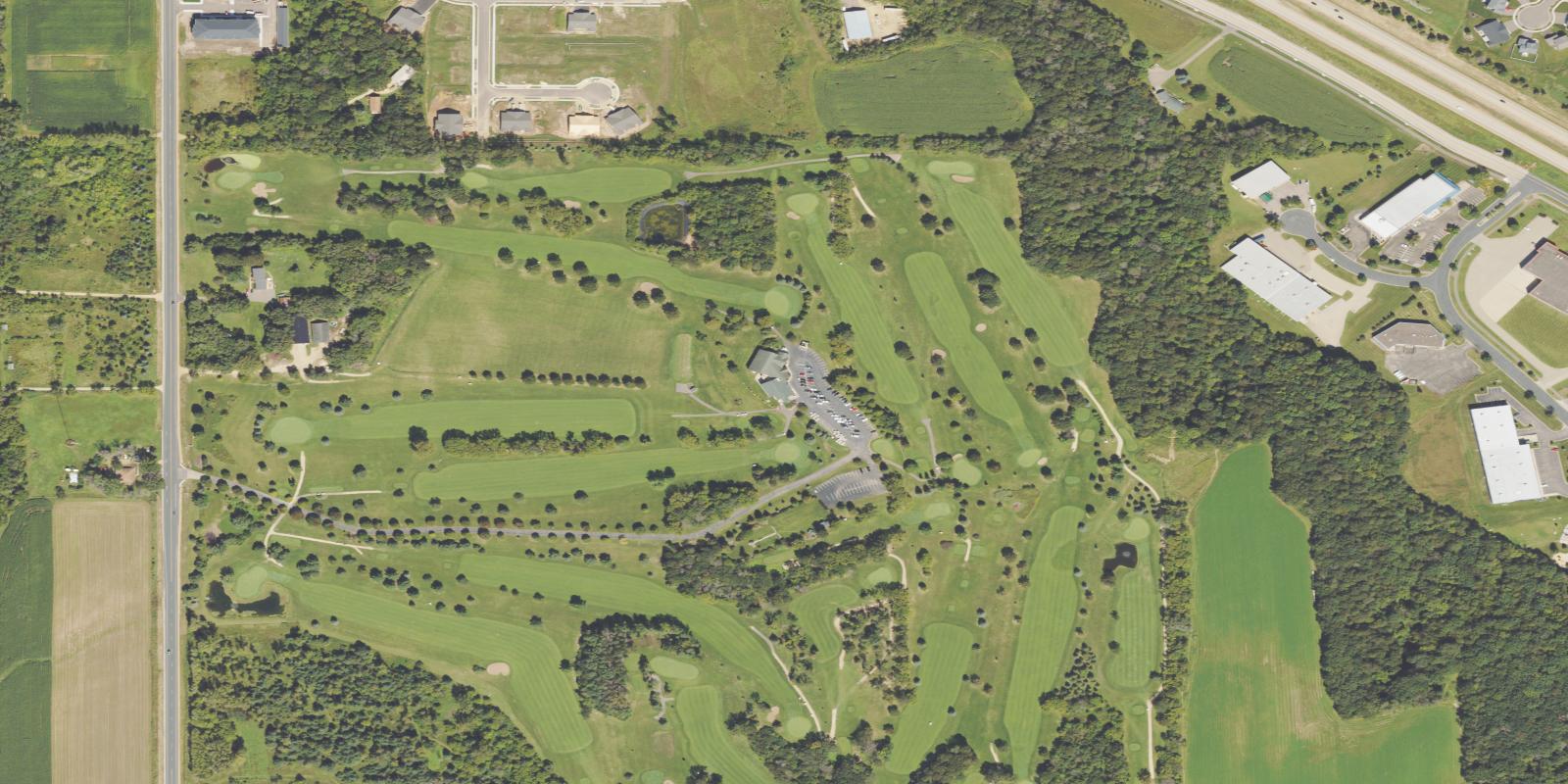 Satellite view of Kilkarney Hills Golf Course