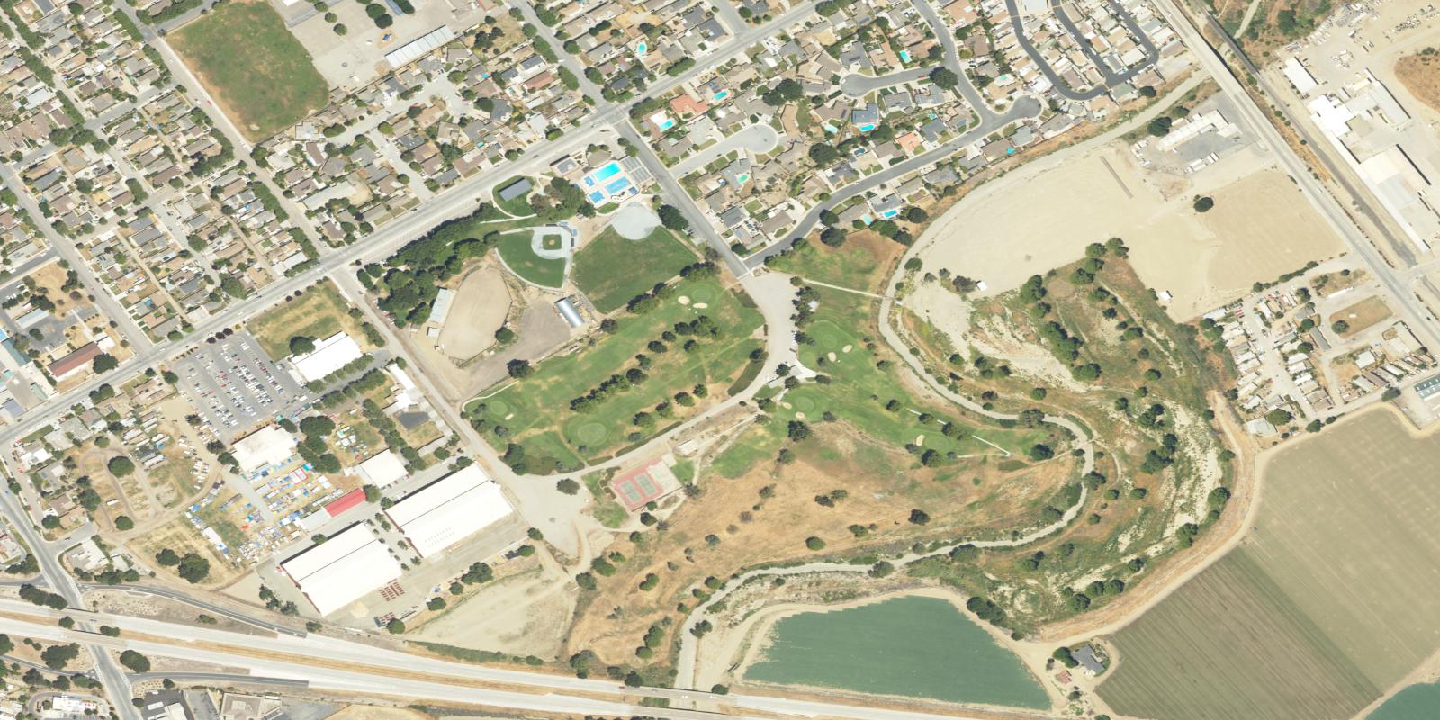Satellite view of King City Golf Course