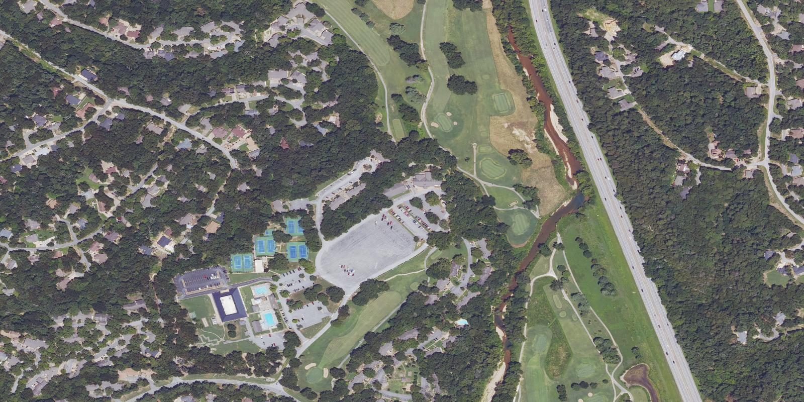 Satellite view of Kingswood Golf Course