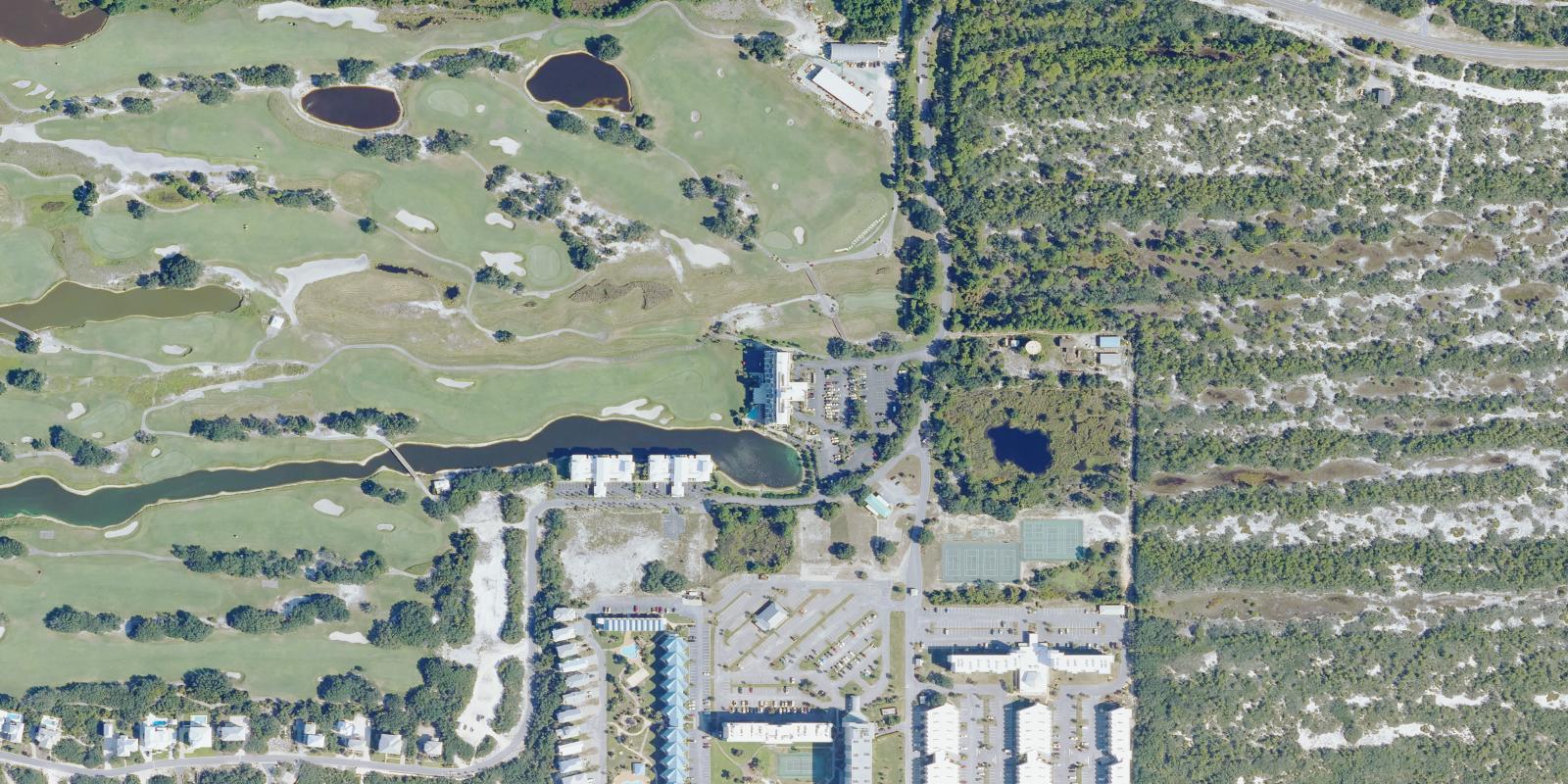 Satellite view of Kiva Dunes Golf Club