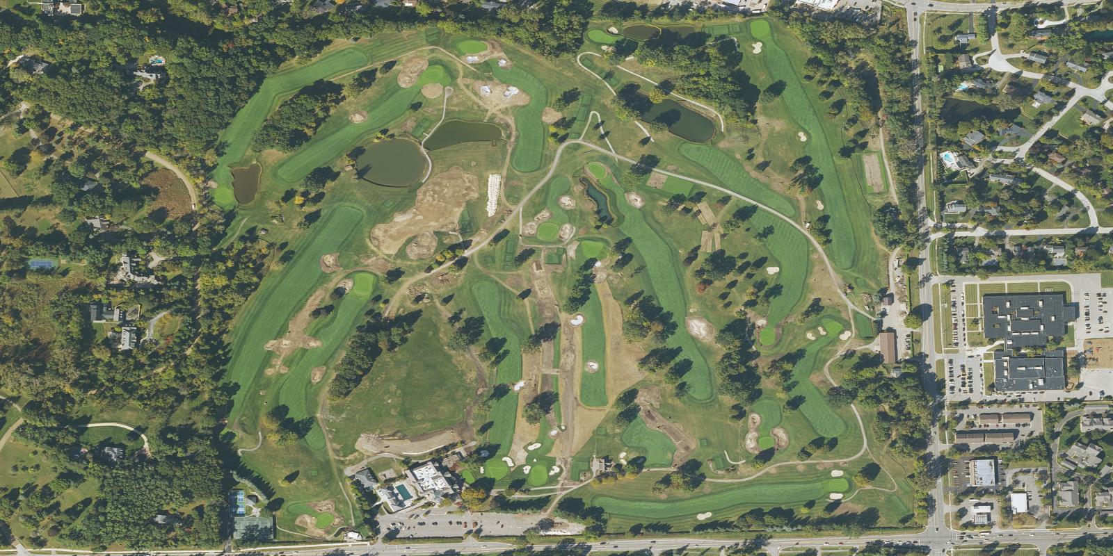 Satellite view of Knollwood Country Club