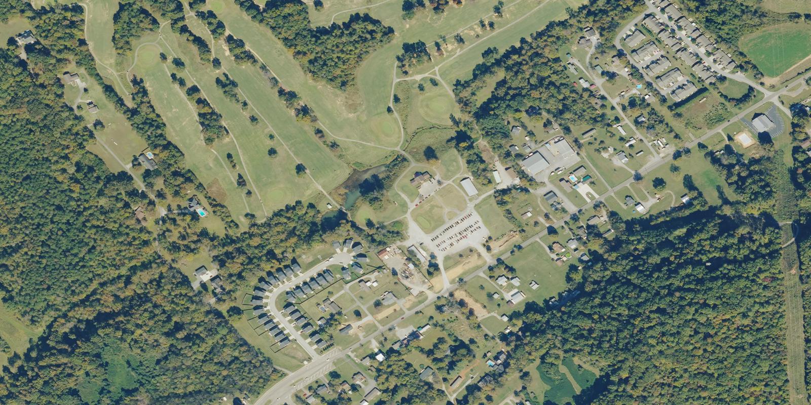 Satellite view of Knoxville Municipal Golf Course