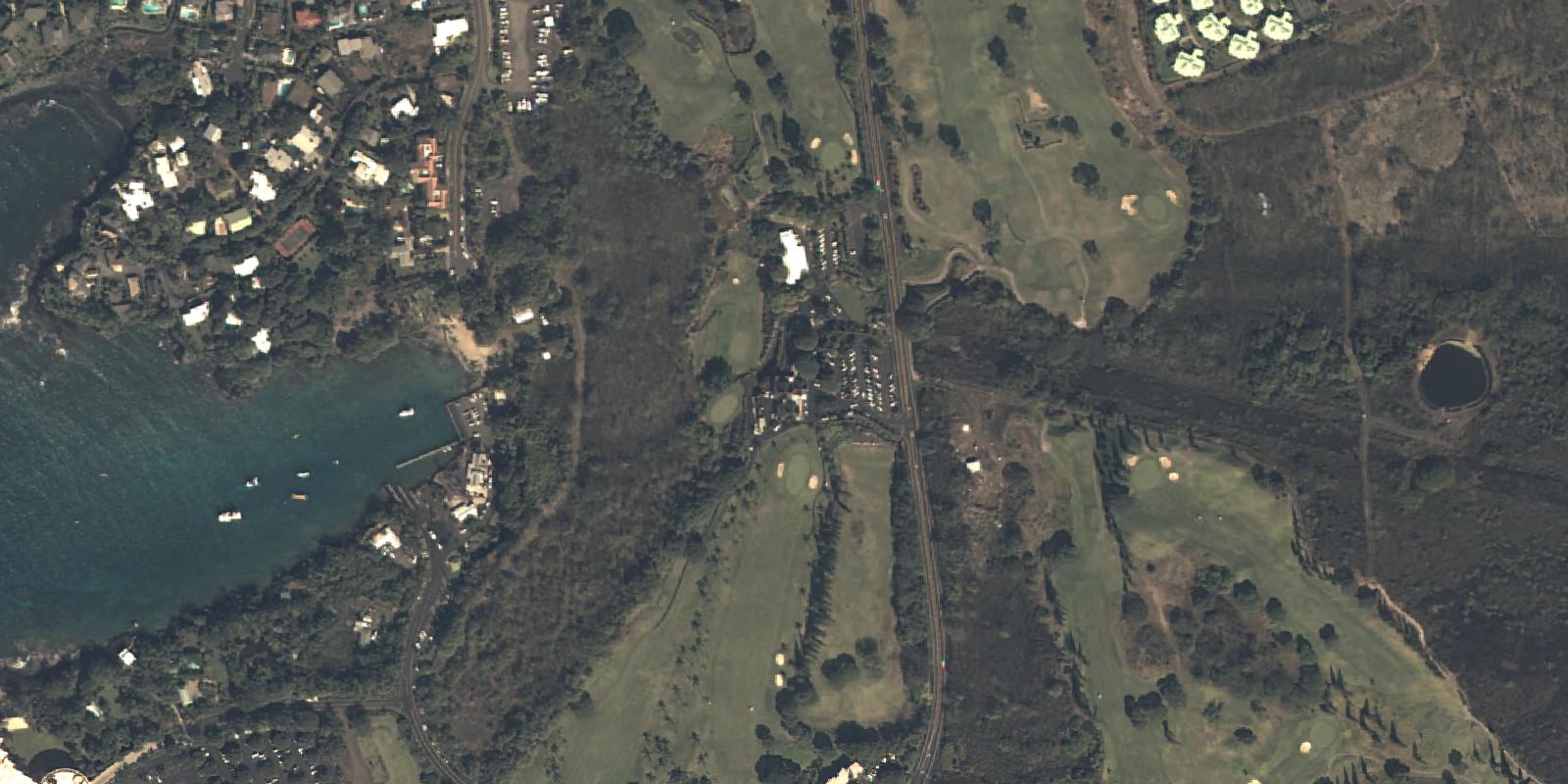 Satellite view of Kona Country Club