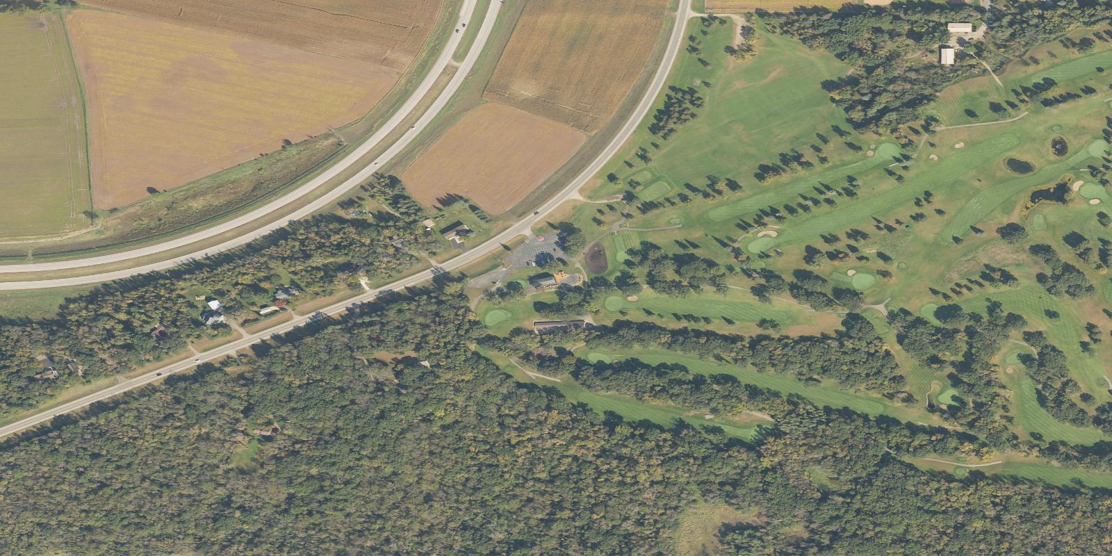 Satellite view of Koronis Hills Golf Course