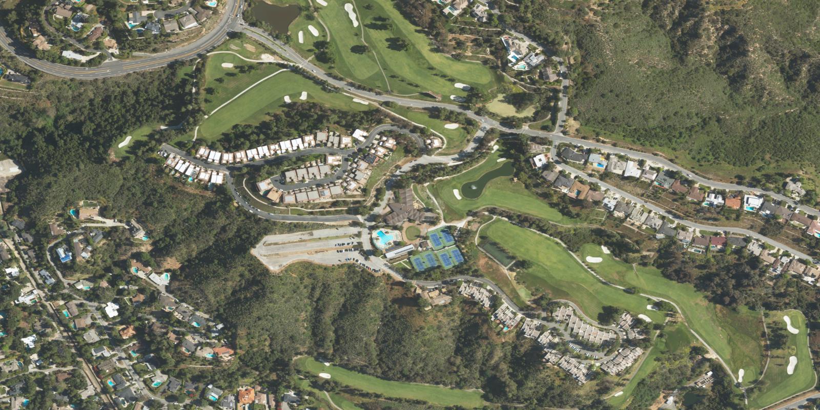 Satellite view of La Canada Flintridge Country Club